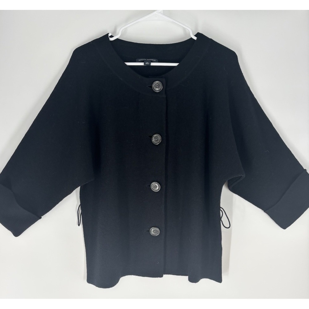 Banana Republic Womens Wool Dolman Sleeve Cardigan Capsule Minimalist Office - Picture 1 of 10